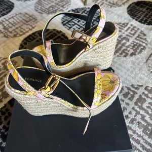 Versace Wedge Sandals